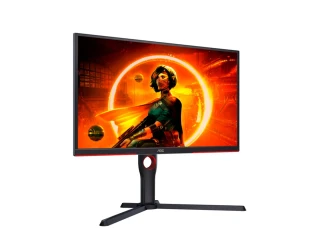 Monitor AOC 25G3ZM/BK 24.5"/VA/1920x1080/240Hz/1ms GtG/HDMIx2,DP/Freesync/Pivot,visina/crna